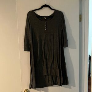 Wishlist Dark Gray Tunic Dress